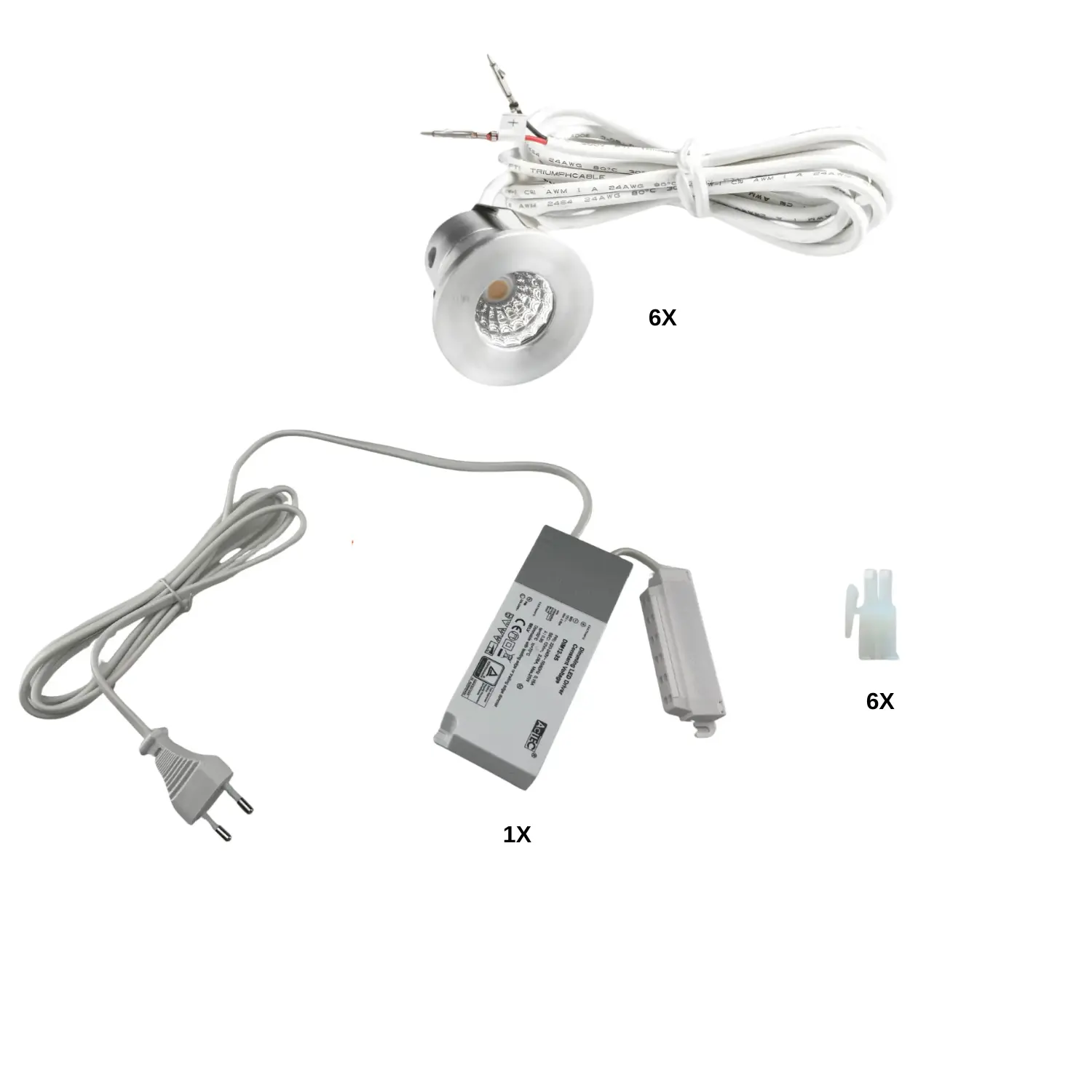 Mini Spots 6-Pak - Stjernehimmel LED - PlusLED